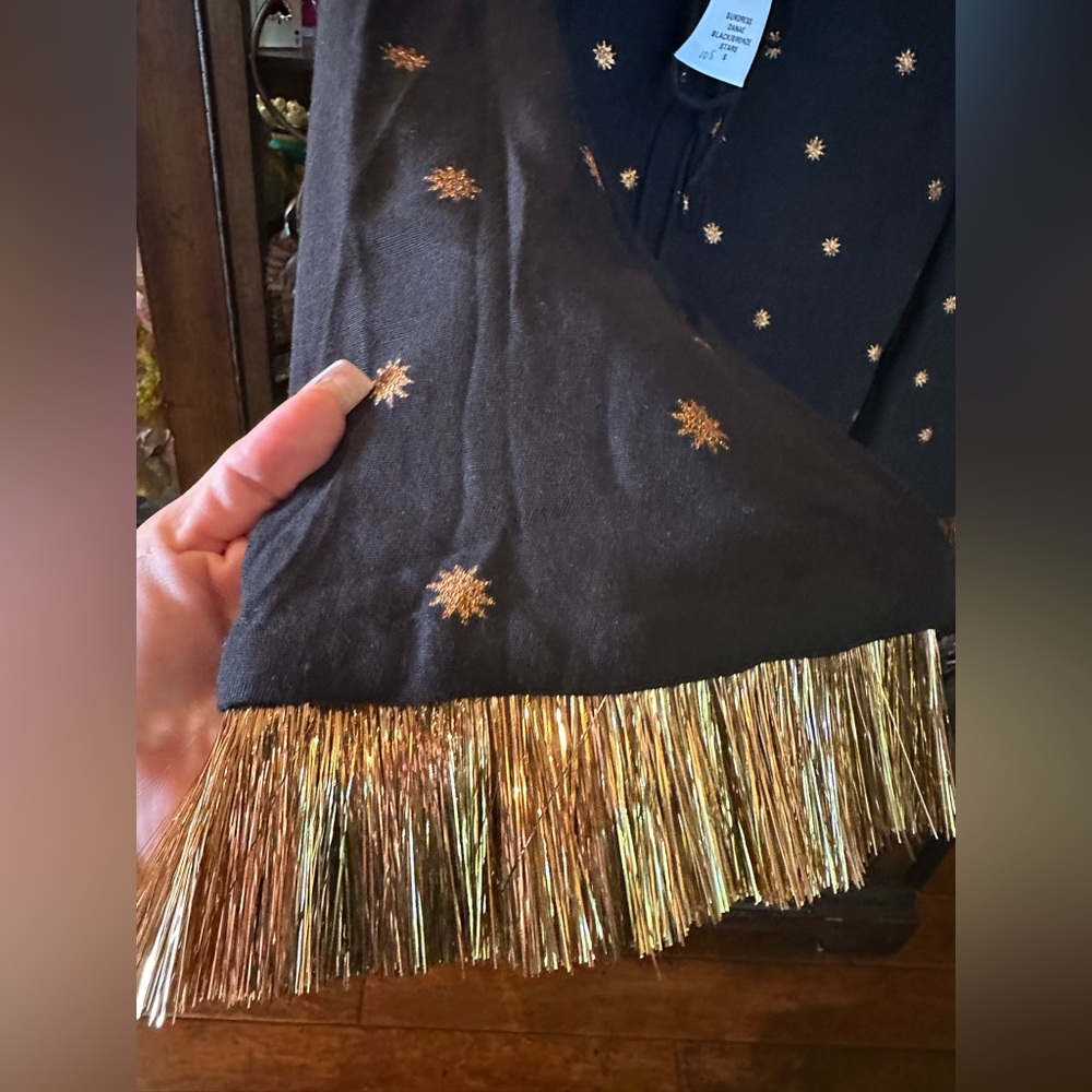 NWT Danae Black and Gold Dress - Picture 8 of 9